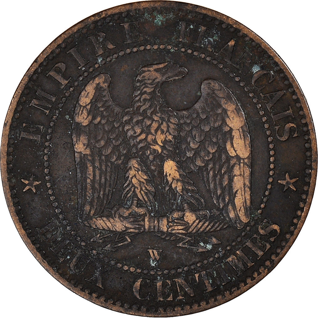 Münze, Frankreich, Napoleon III, Napoléon III, 2 Centimes, 1857, Lille, S+