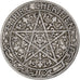 Coin, Morocco, Yusuf, 50 Centimes, 1921, bi-Bariz, Paris, VF(30-35), Nickel