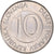 Coin, Slovenia, 10 Tolarjev, 2002, Kremnica, MS(65-70), Copper-nickel, KM:41