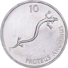 Moneda, Eslovenia, 10 Stotinov, 1993, FDC, Aluminio, KM:7