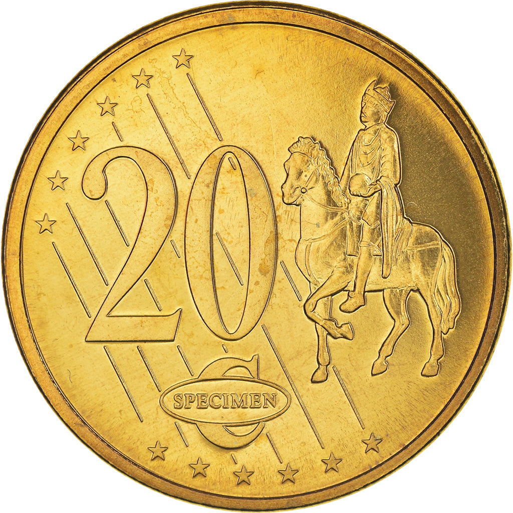 Cyprus, 20 Euro Cent, 2003, unofficial private coin, MS(65-70), Brass