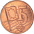 Chipre, Fantasy euro patterns, 5 Euro Cent, 2003, MS(65-70), Cobre