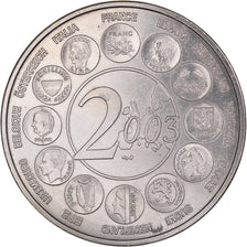 France, Medal, L'Europe des XV, Essai, 2003, Monnaie de Paris, MS(65-70), Silver