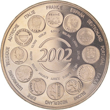 Frankrijk, Medaille, Naissance de l'Euro Fiduciaire ESSAI, 2002, Monnaie de
