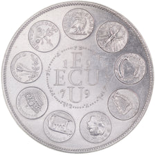 France, Medal, Ecu Europa, 1979, Rodier, MS(65-70), Copper-nickel