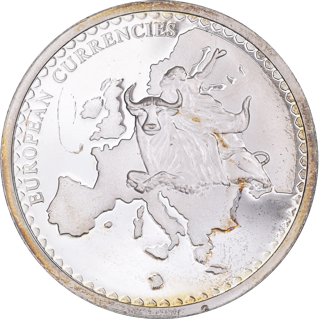 Frankrijk, Medaille, European Currencies, Paris Notre-Dame, PR, Cupro-nikkel