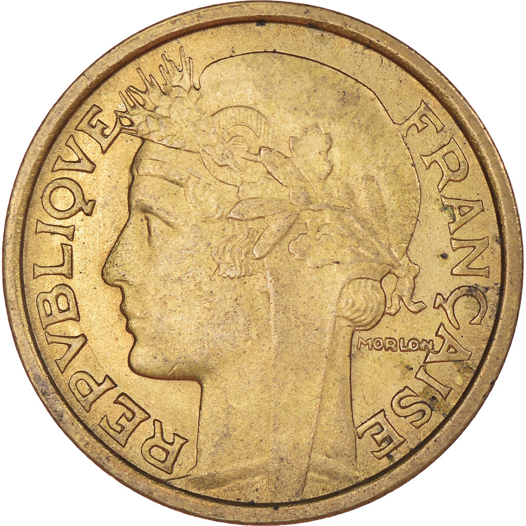 Coin, France, Morlon, Franc, 1931, MS(60-62), Aluminum-Bronze, KM:885