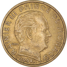 Münze, Monaco, Rainier III, 50 Centimes, 1962, SS, Aluminum-Bronze, KM:144