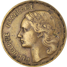 Moneda, Francia, Guiraud, 50 Francs, 1952, Beaumont - Le Roger, MBC, Aluminio -