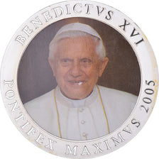 Vaticano, medalha, Le Pape Benoit XVI, Crenças e religiões, 2005, MS(64)