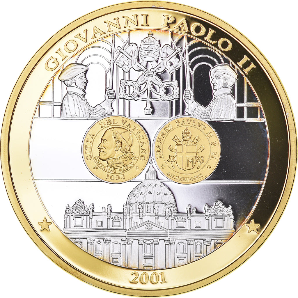 Vatican, Medal, Jean-Paul II, Religions & beliefs, 2009, MS(65-70), Copper