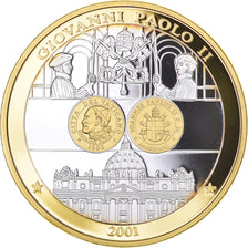 Vaticano, medalla, Jean-Paul II, Religions & beliefs, 2009, FDC, Copper Plated