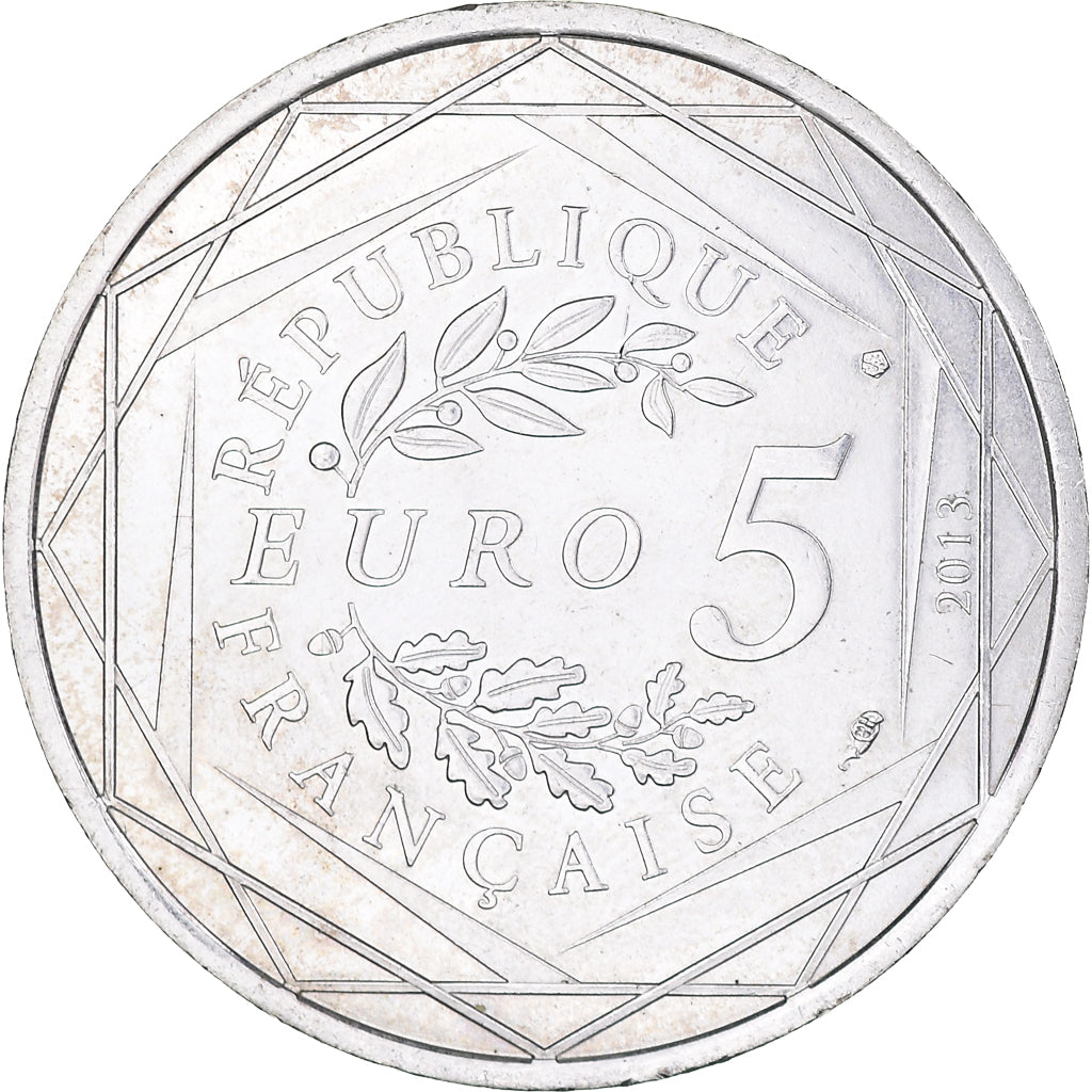 Francia, 5 Euro, Liberté, 2013, Paris, SPL, Argento