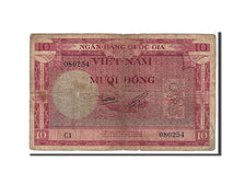 Banknote, South Viet Nam, 10 D<ox>ng, 1955, KM:3a, VF(20-25)