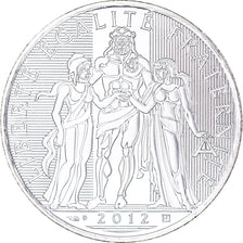 France, 10 Euro, 2012, Paris, SPL+, Argent, Gadoury:EU 516, KM:2073