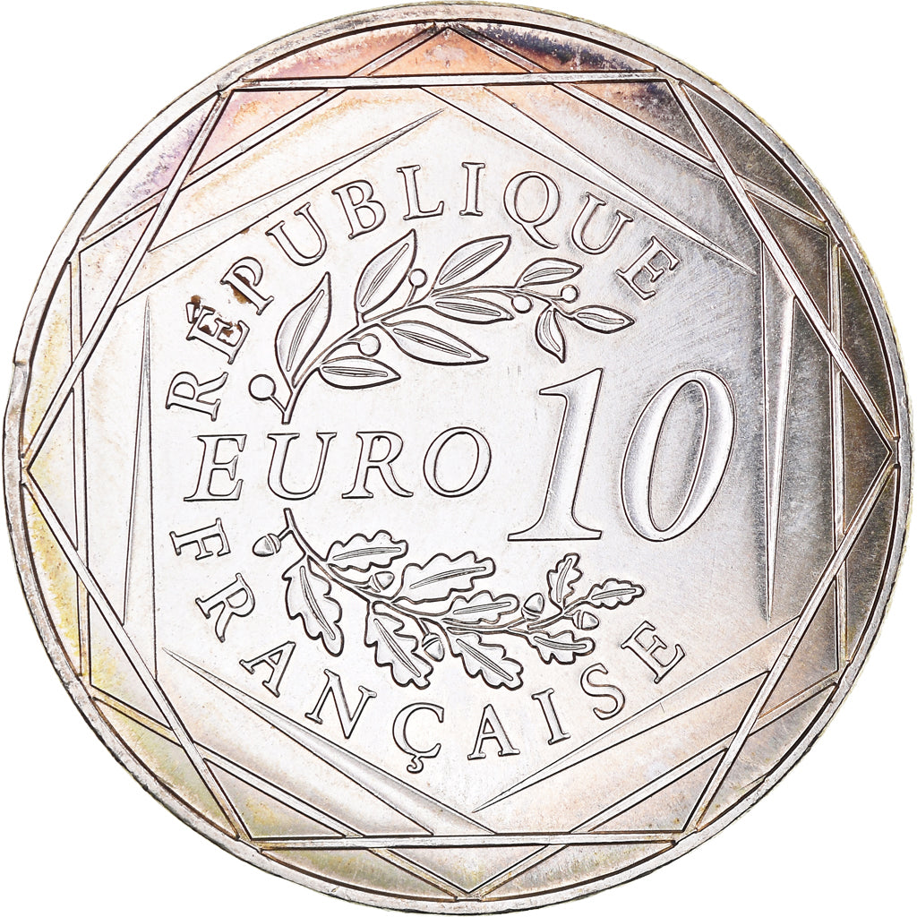 Francia, Monnaie de Paris, 10 Euro, Auguste Rodin, 2017, Paris, FDC, Plata