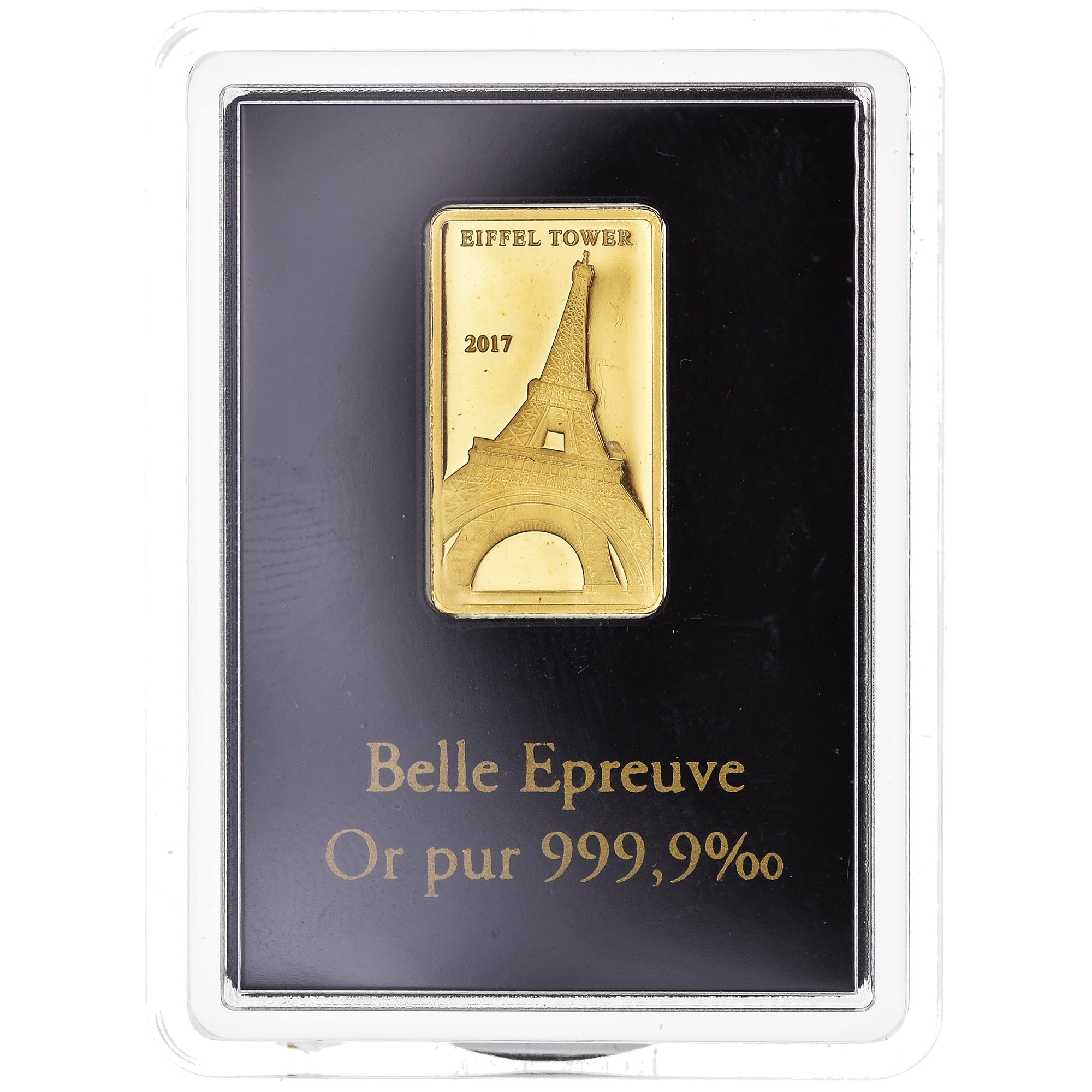 Monnaie, Fidji, Tour Eiffel, 5 Dollars, 2017, 0,5 g,999 millièmes, FDC, Or