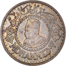 Coin, Morocco, Mohammed V, 500 Francs, 1956/AH1376, Paris, MS(60-62), Silver
