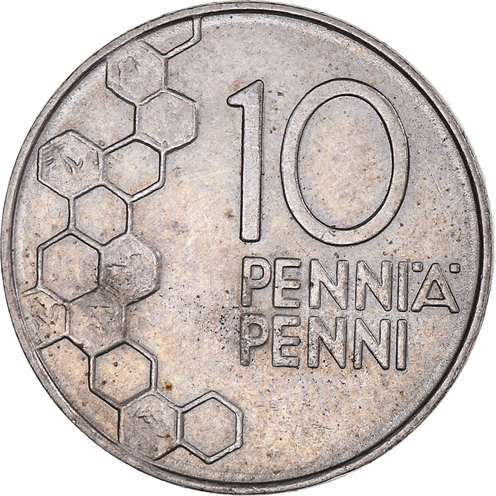 Moneta, Finlandia, 10 Pennia, 1990, SPL, Rame-nichel, KM:65