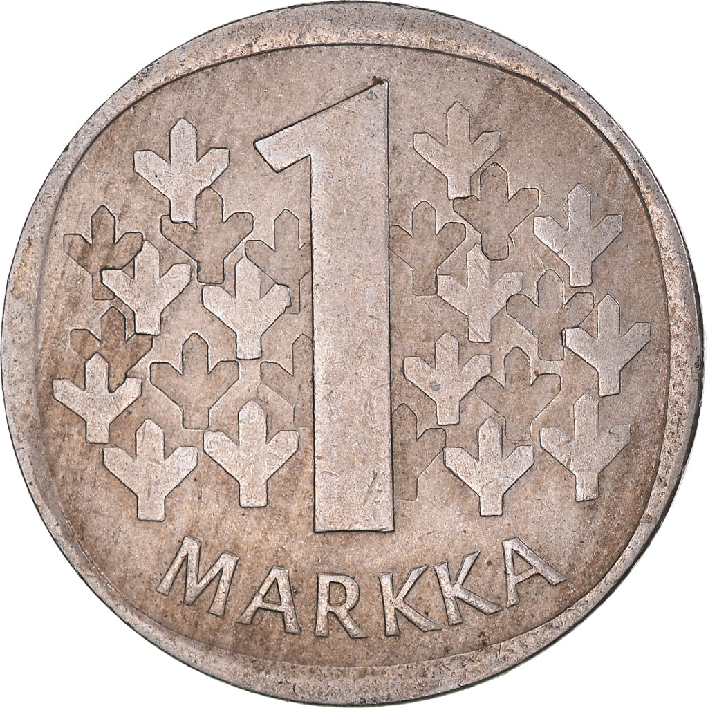 Münze, Finnland, Markka, 1986, S+, Kupfer-Nickel, KM:49a