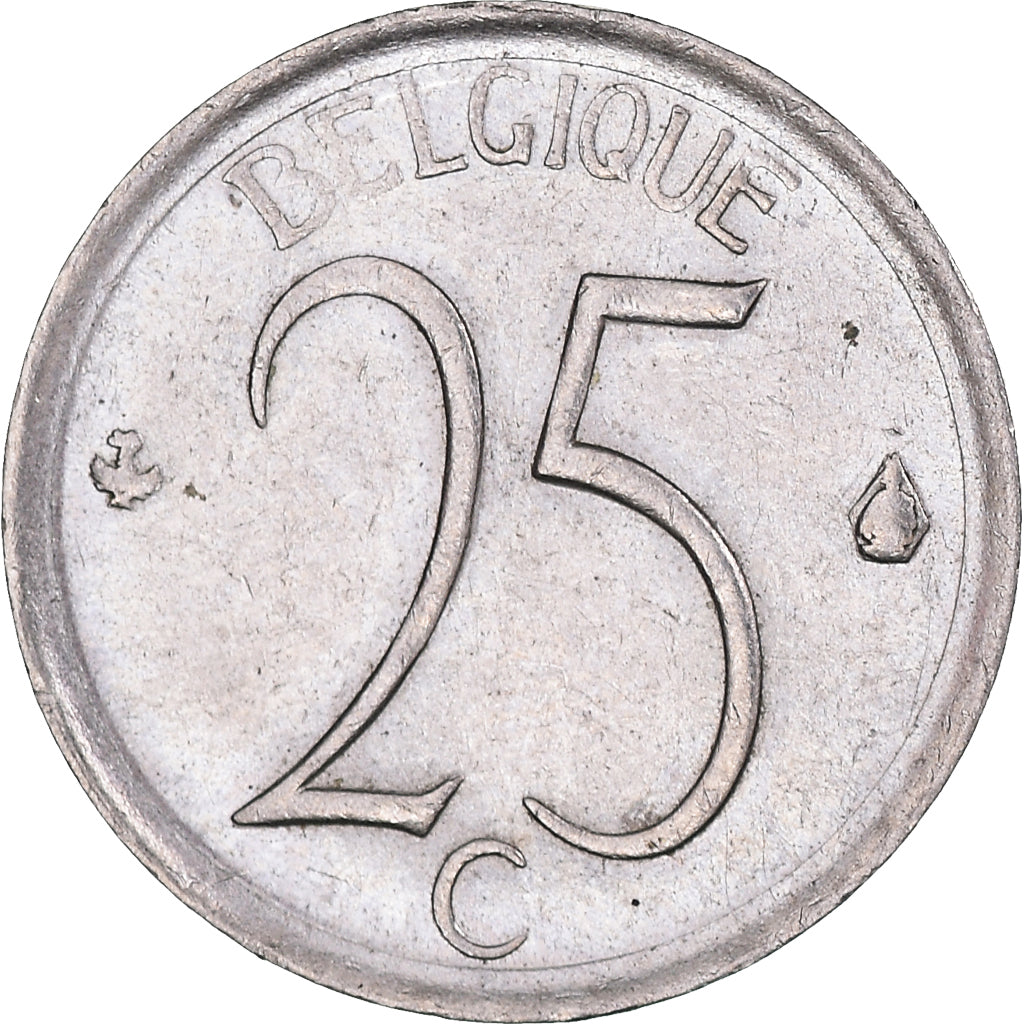 Moneda, Bélgica, 25 Centimes, 1965, Brussels, EBC, Cobre - níquel, KM:154.1
