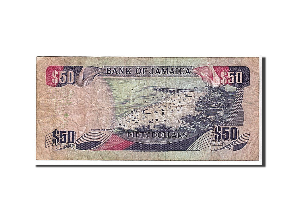 Jamaica, 50 Dollars, 1995, KM #73c, VF(30-35), BE852635