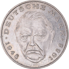 Coin, GERMANY - FEDERAL REPUBLIC, 2 Mark, 1988, Munich, EF(40-45), Copper-Nickel