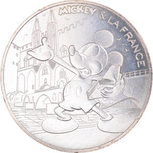Francia, 10 Euro, Mickey sur le pont d'Avignon, 2018, Paris, FDC, Argento