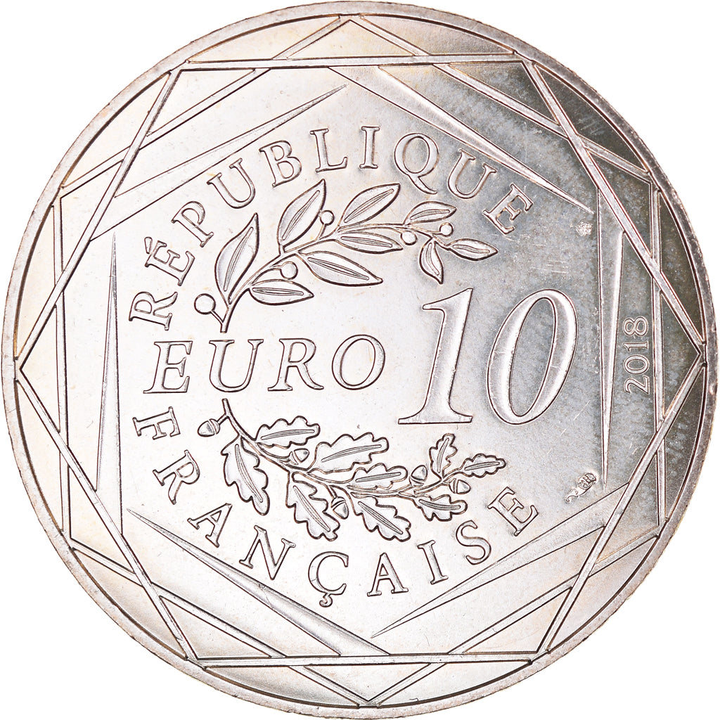 France, 10 Euro, Mickey premier de cordée, 2018, Paris, MS(65-70), Silver