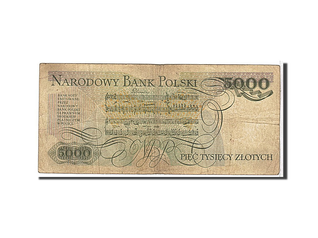 Poland, 5000 Zlotych, 1982, KM #150a, EF(40-45), D1258481