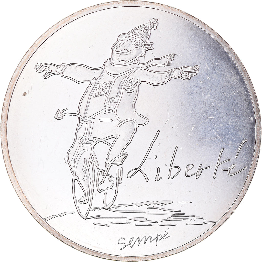 Frankreich, 10 Euro, Liberté Hiver Sempé, 2014, STGL, Silber, Gadoury:EU717