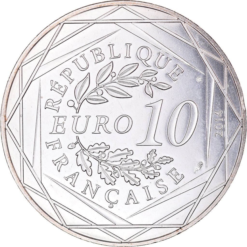 Frankreich, 10 Euro, Liberté Hiver Sempé, 2014, STGL, Silber, Gadoury:EU717