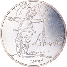 France, 10 Euro, Liberté Automne Sempé, 2014, MS(65-70), Silver, Gadoury:EU717