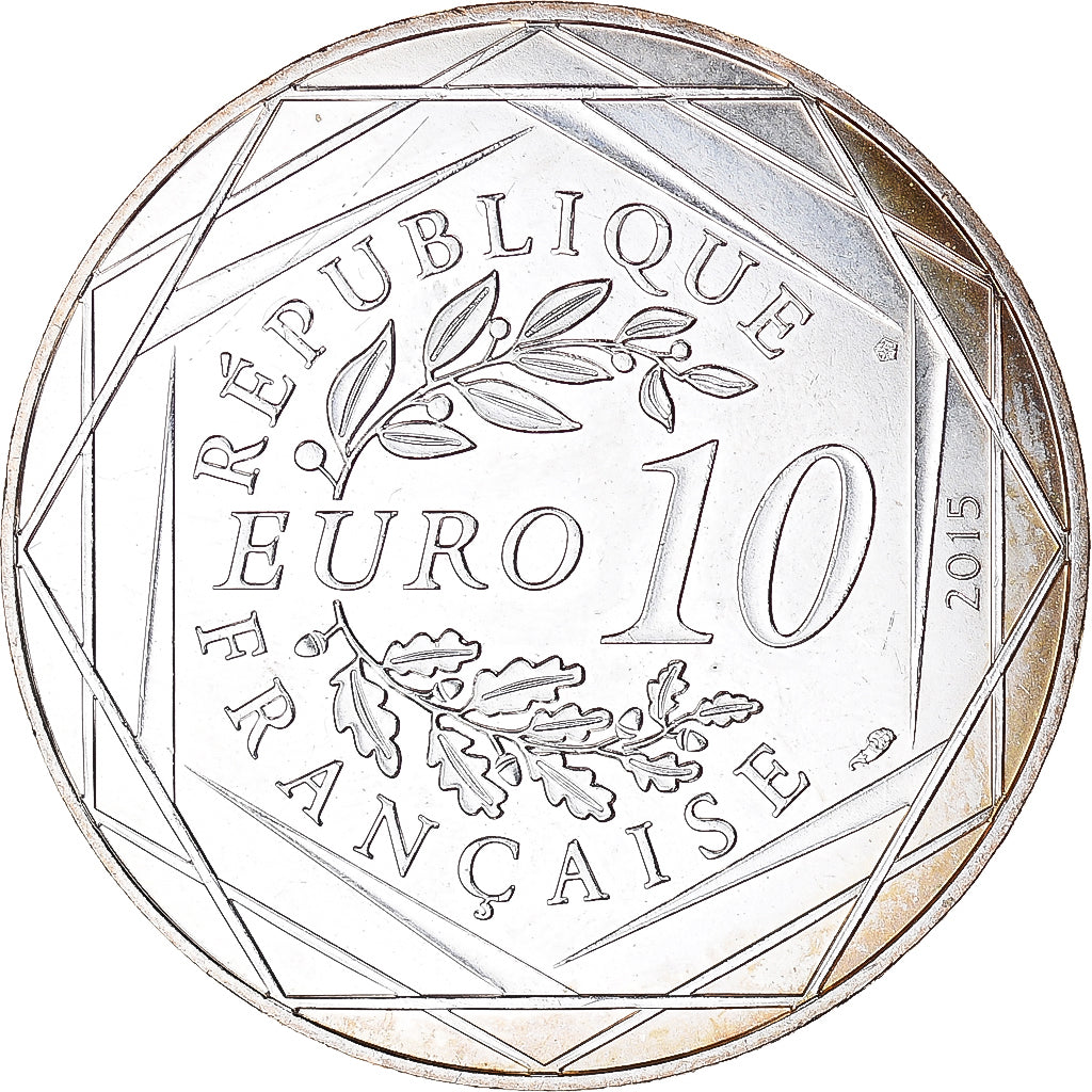 Francia, Monnaie de Paris, 10 Euro, Astérix Égalité (Le devin - Obélix)