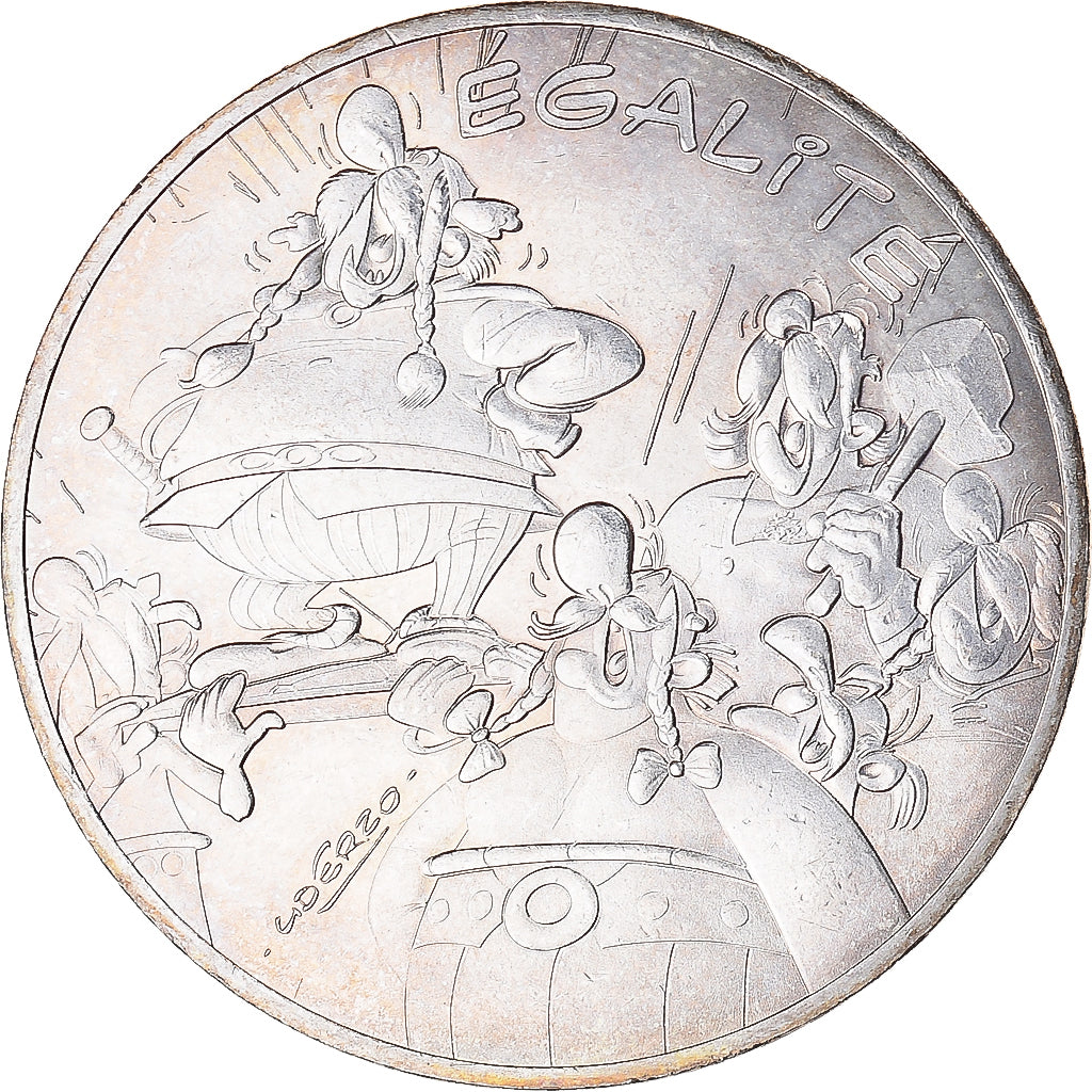 France, Monnaie de Paris, 10 Euro, Astérix Égalité (Le Domaine des dieux)