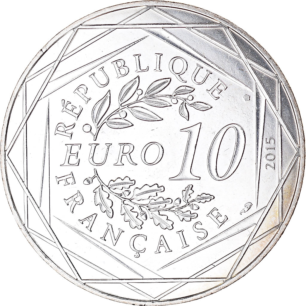 Francia, Monnaie de Paris, 10 Euro, Astérix Égalité (Le devin - Panoramix)