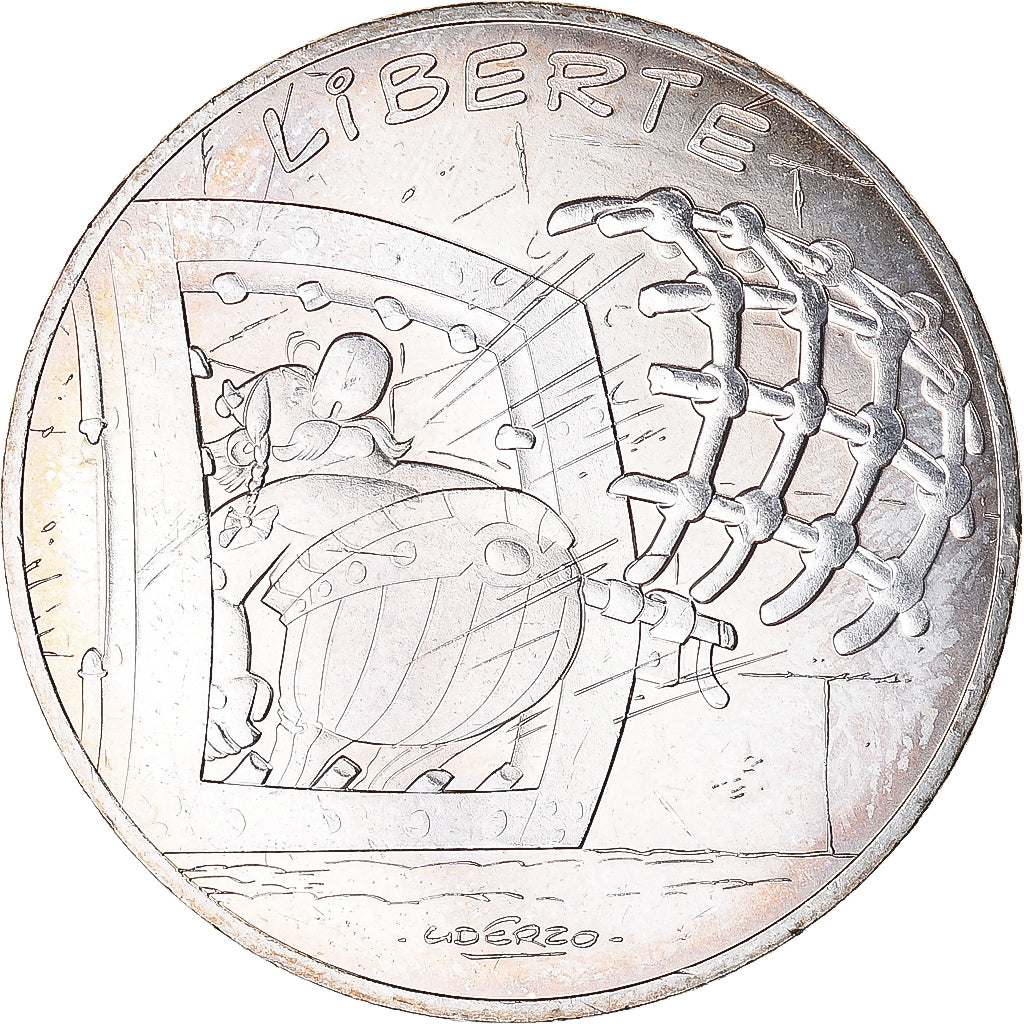 Francia, Monnaie de Paris, 10 Euro, Astérix Liberté (Le Tour de Gaule), 2015