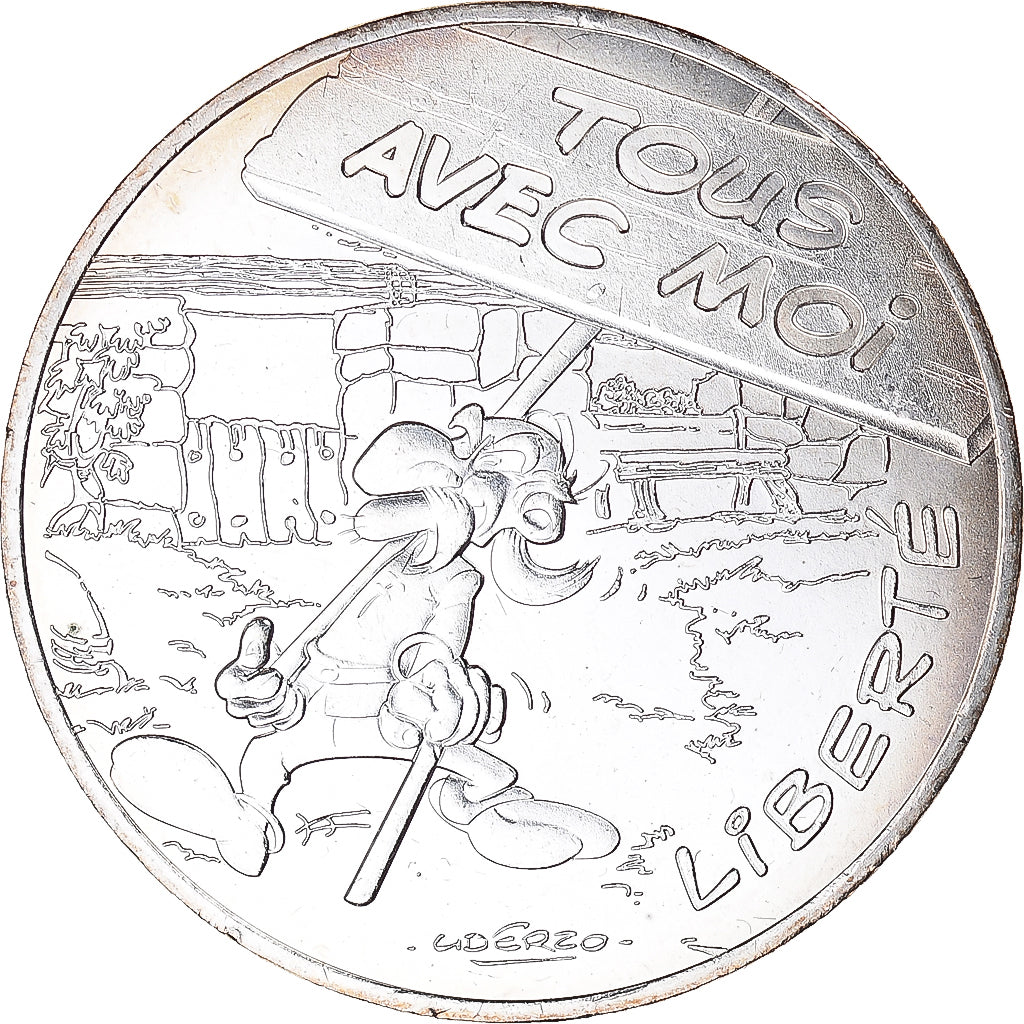 Coin, France, 10 Euro, Liberté Obélix, Agecanonix, 2015, MS(63), Silver