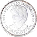 Moneta, Liberia, 20 Dollars, 1997, SPL+, Argento, KM:417