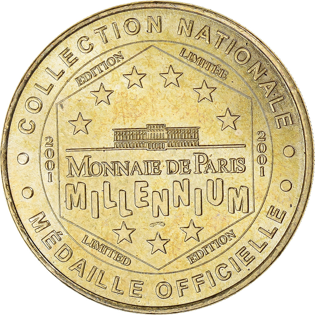 Francia, zeton, Jetón turístico, MONTIGNAC - Lascaux II - n°1, 2001, Monnaie