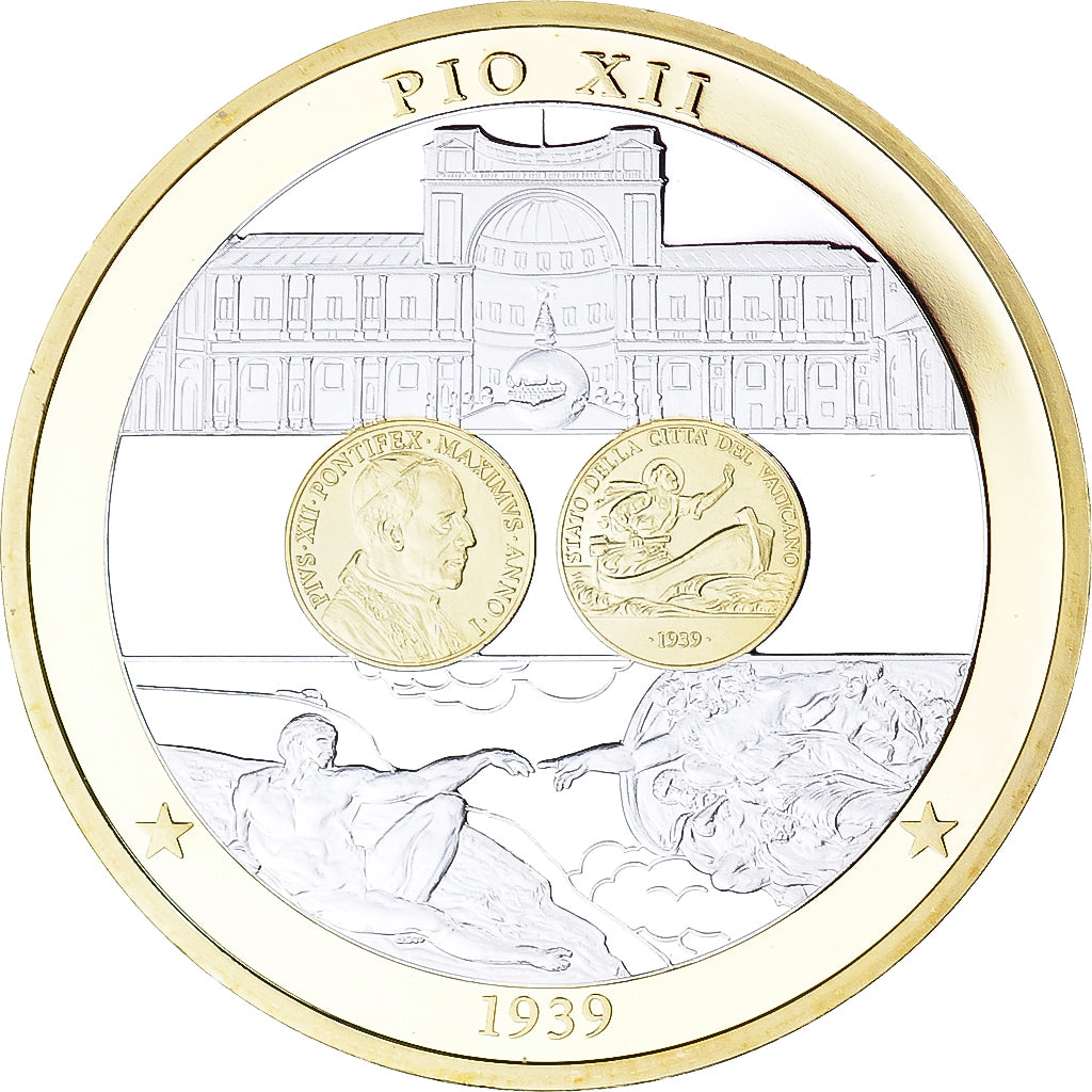 Vatican, Medal, PIO XII, Religions & beliefs, 2009, MS(63), Copper Plated Silver