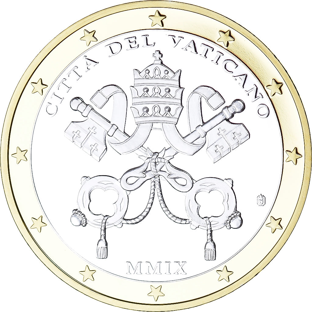 Vatican, Medal, PIO XII, Religions & beliefs, 2009, MS(63), Copper Plated Silver