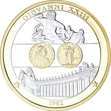 Vaticano, medalha, GIOVANNI XXIII 1962, Crenças e religiões, 2009, MS(63)