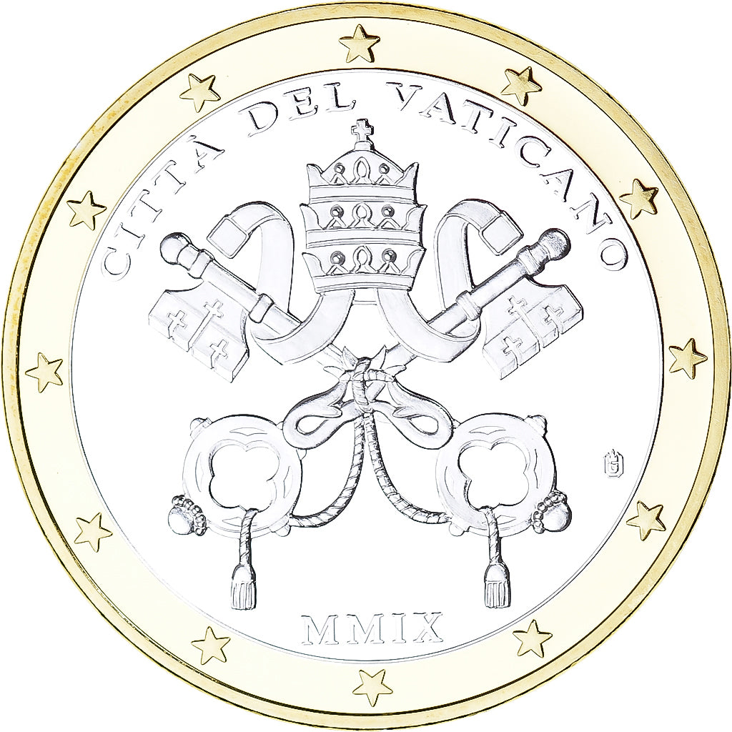 Vaticano, medalha, GIOVANNI XXIII 1962, Crenças e religiões, 2009, MS(63)