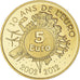 France, Semeuse, 5 Euro, 2012, Paris, MS(63), Gold, KM:1890