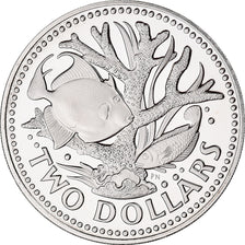 Monnaie, Barbade, 2 Dollars, 1975, Franklin Mint, FDC, Cupro-nickel, KM:15