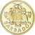 Coin, Barbados, 5 Cents, 1975, Franklin Mint, MS(65-70), Brass, KM:11