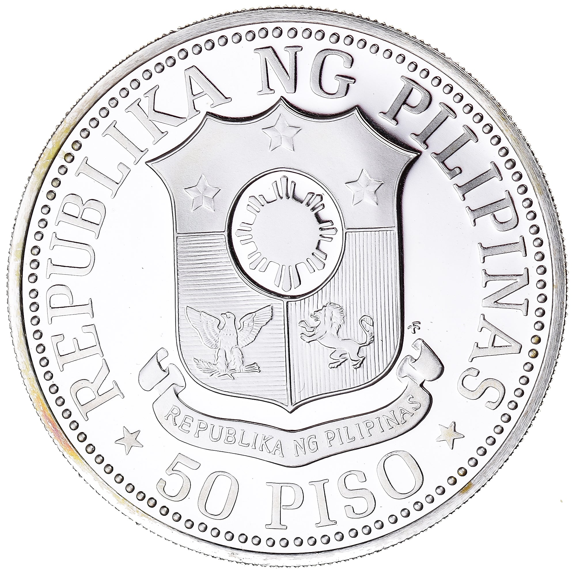 Monnaie, Philippines, 50 Piso, 1975, Franklin Mint, FDC, Argent, KM:212