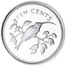 Coin, Belize, 10 Cents, 1974, Franklin Mint, MS(65-70), Silver, KM:40a