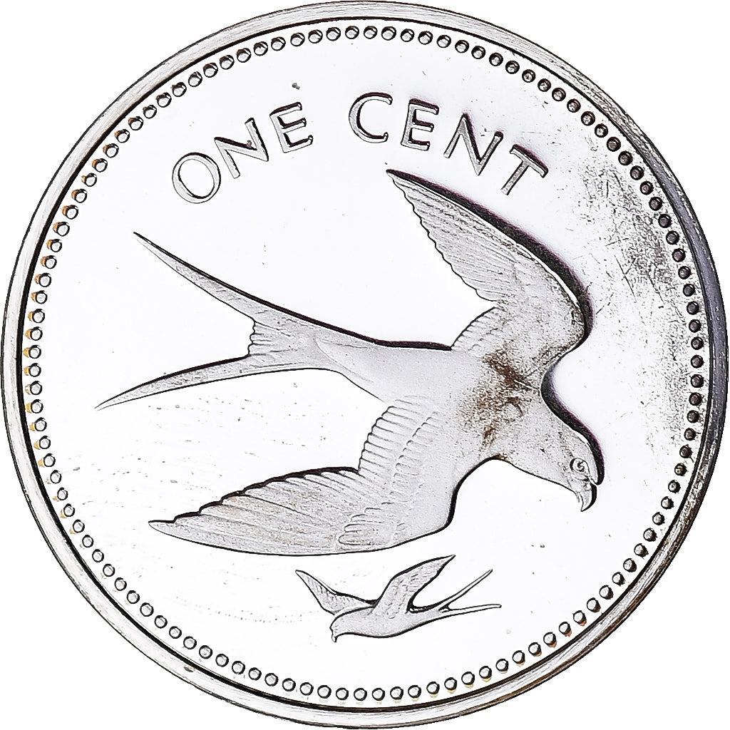 Coin, Belize, Cent, 1974, Franklin Mint, MS(65-70), Silver, KM:38a